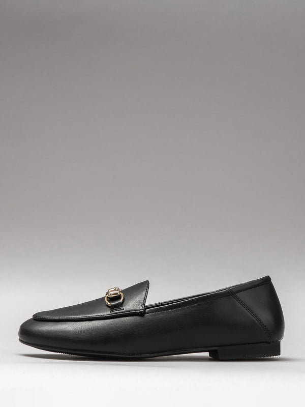 Chaussures Milano 24846 en cuir noir