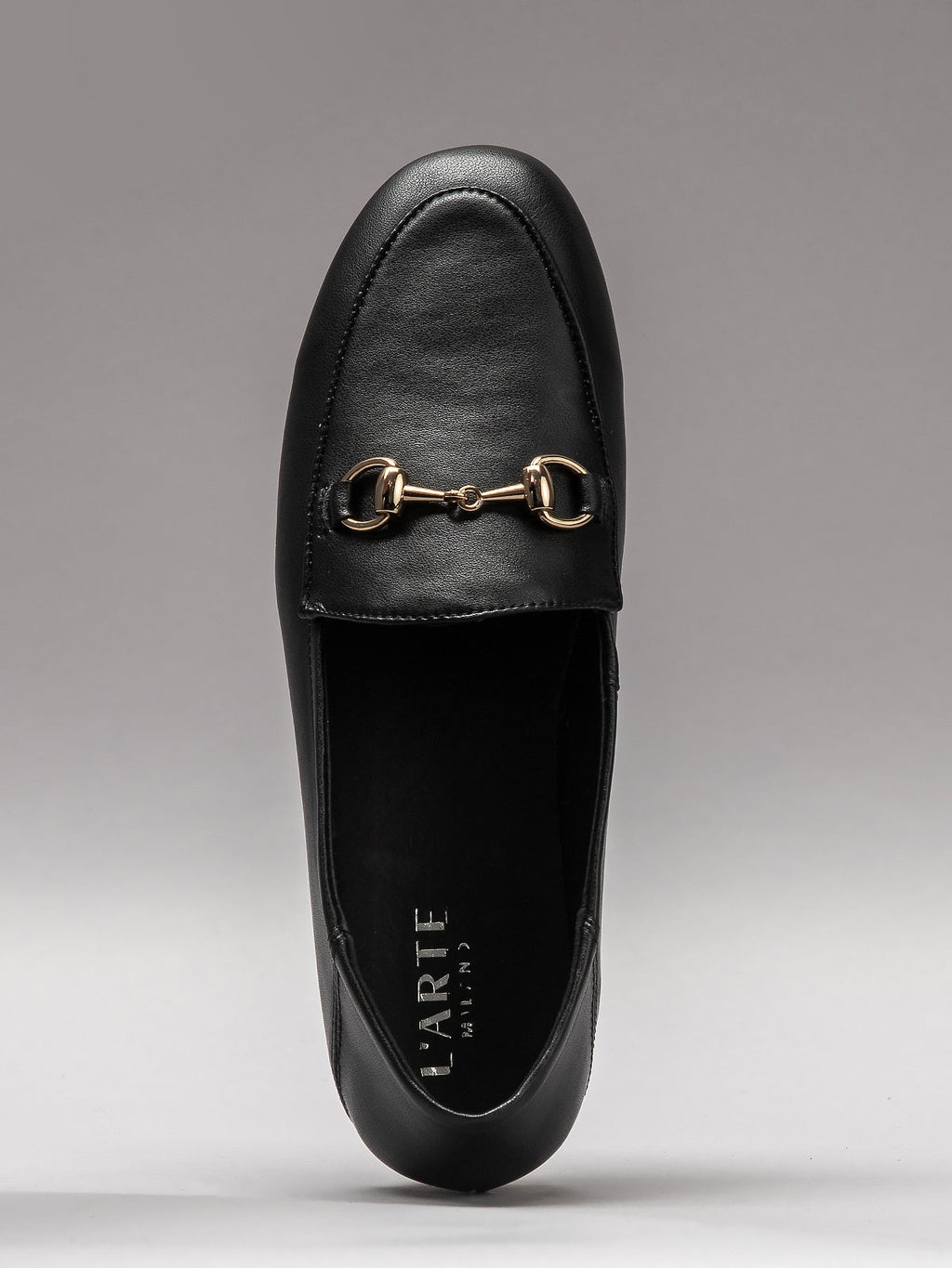 Chaussures Milano 24846 en cuir noir – photo produit 4