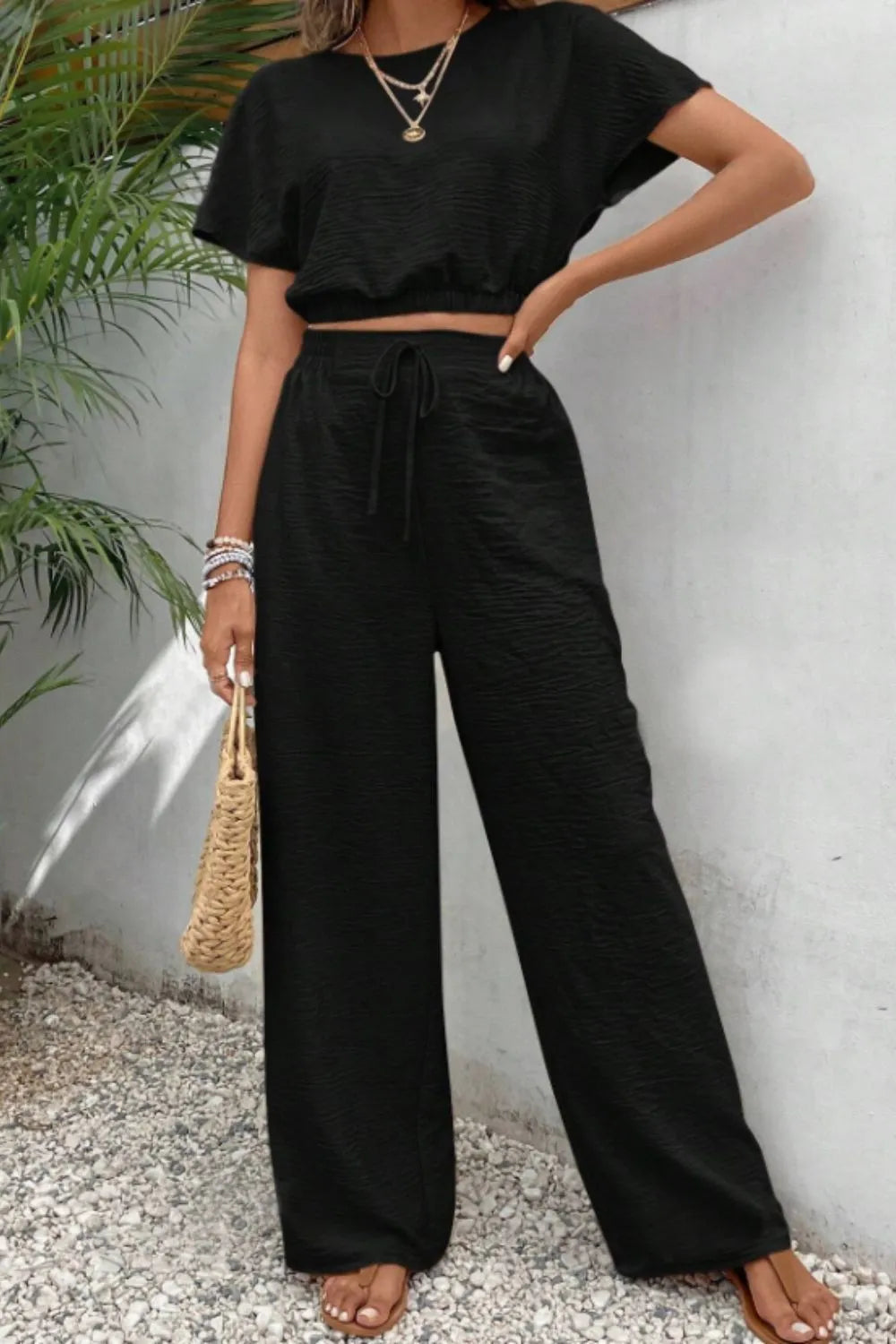 Ensemble Nina noué top et pantalon – photo produit 6