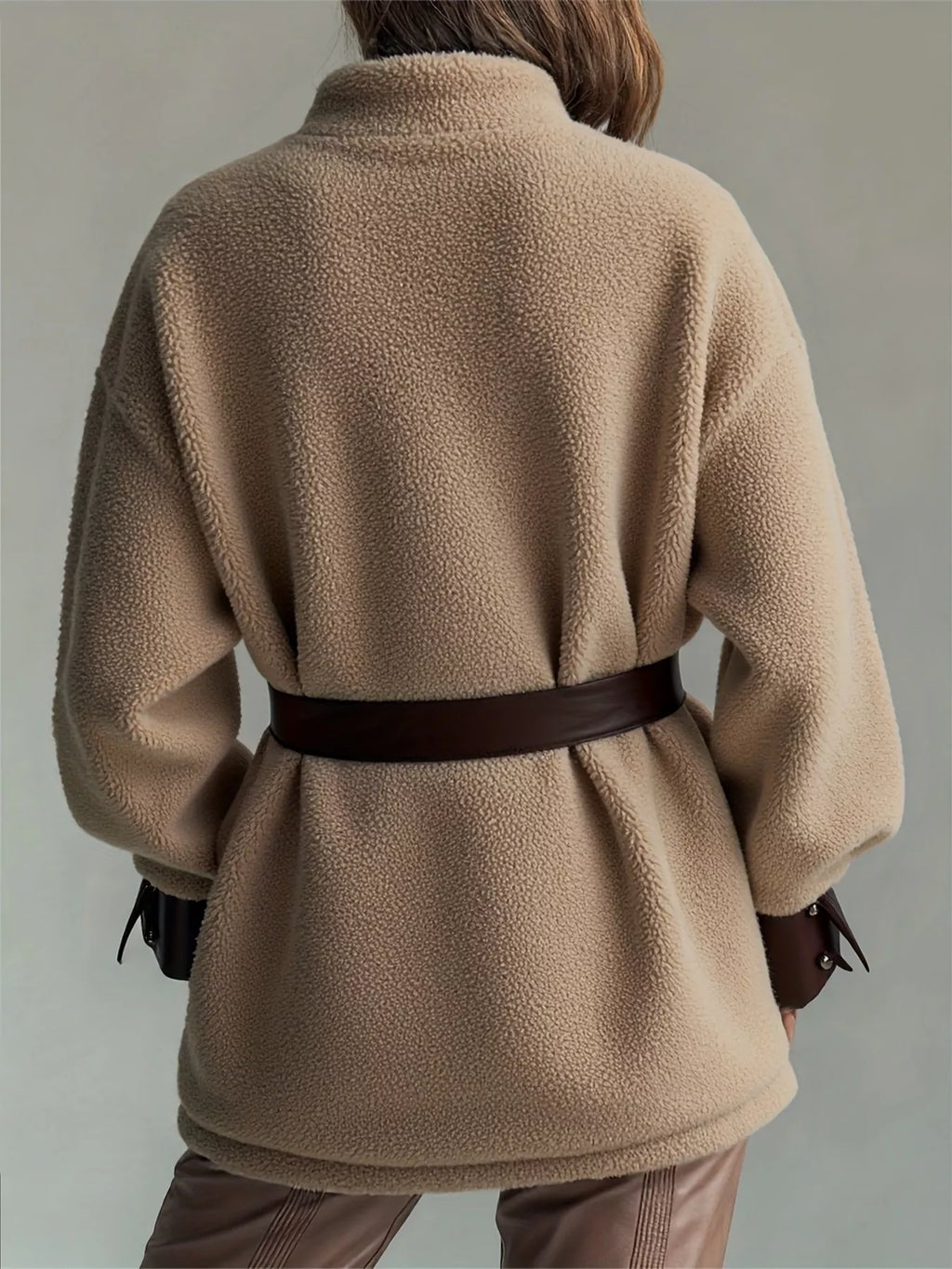 Manteau Elvire sherpa – photo produit 2