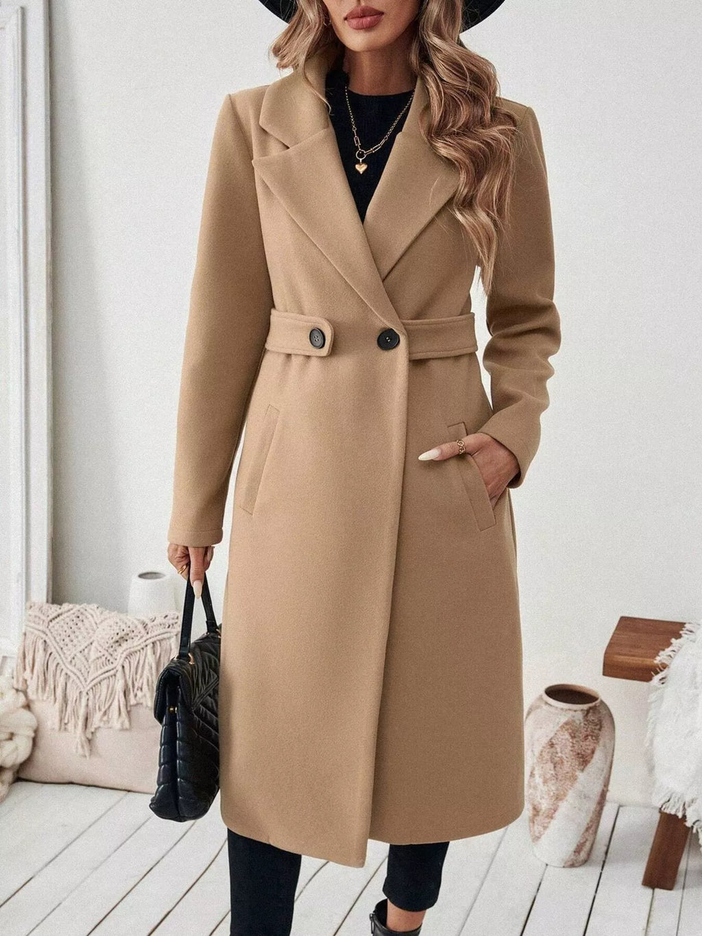 Manteau Clara en laine mélangée – photo produit 1