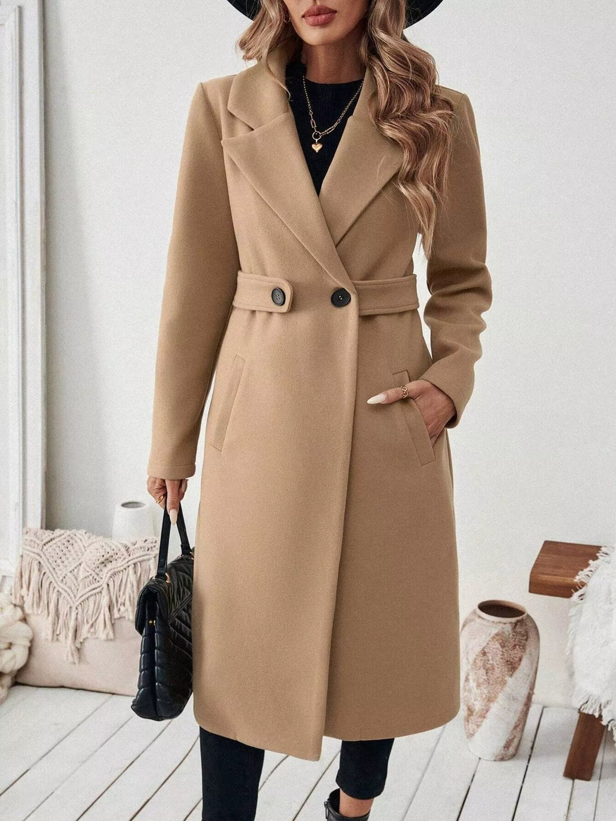 Manteau Clara en laine mélangée – photo produit 1