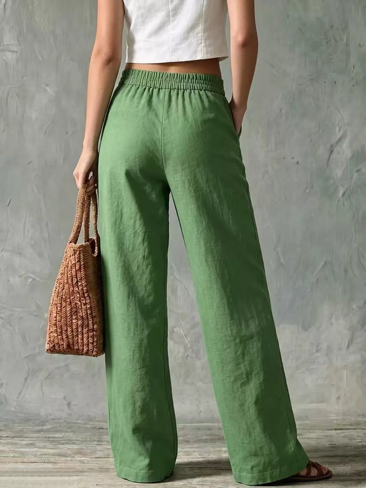Pantalon Yara large fluide – photo produit 2