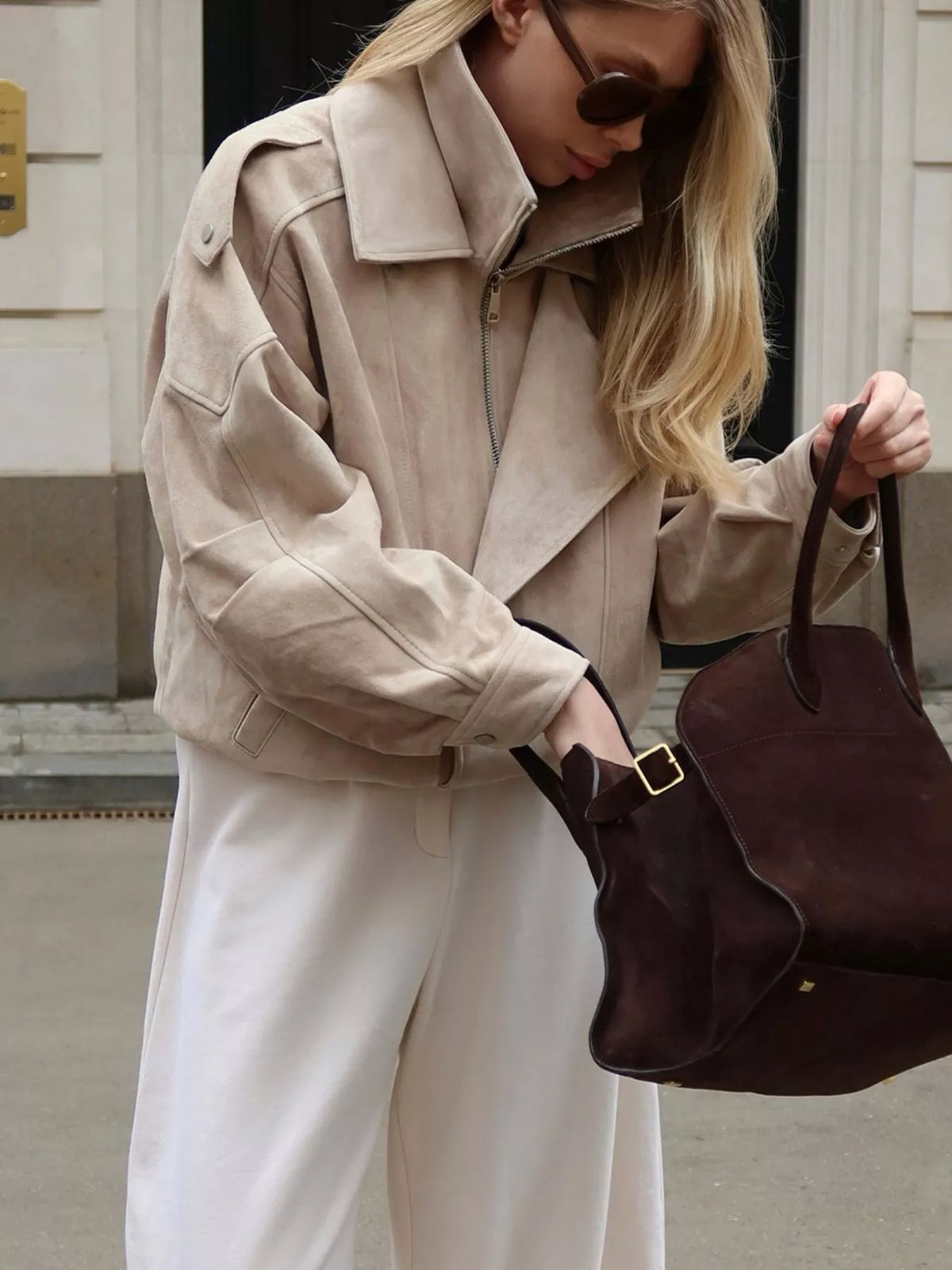 Veste Renée moto zippée – photo produit 10