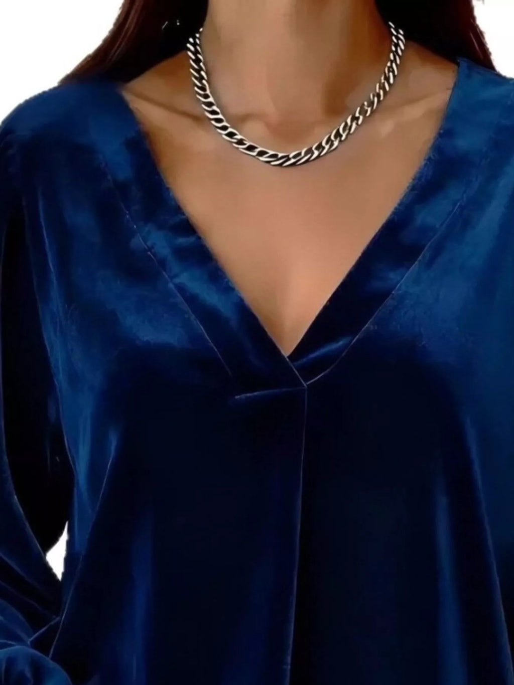 Blouse Iris en velours grande taille – photo produit 6