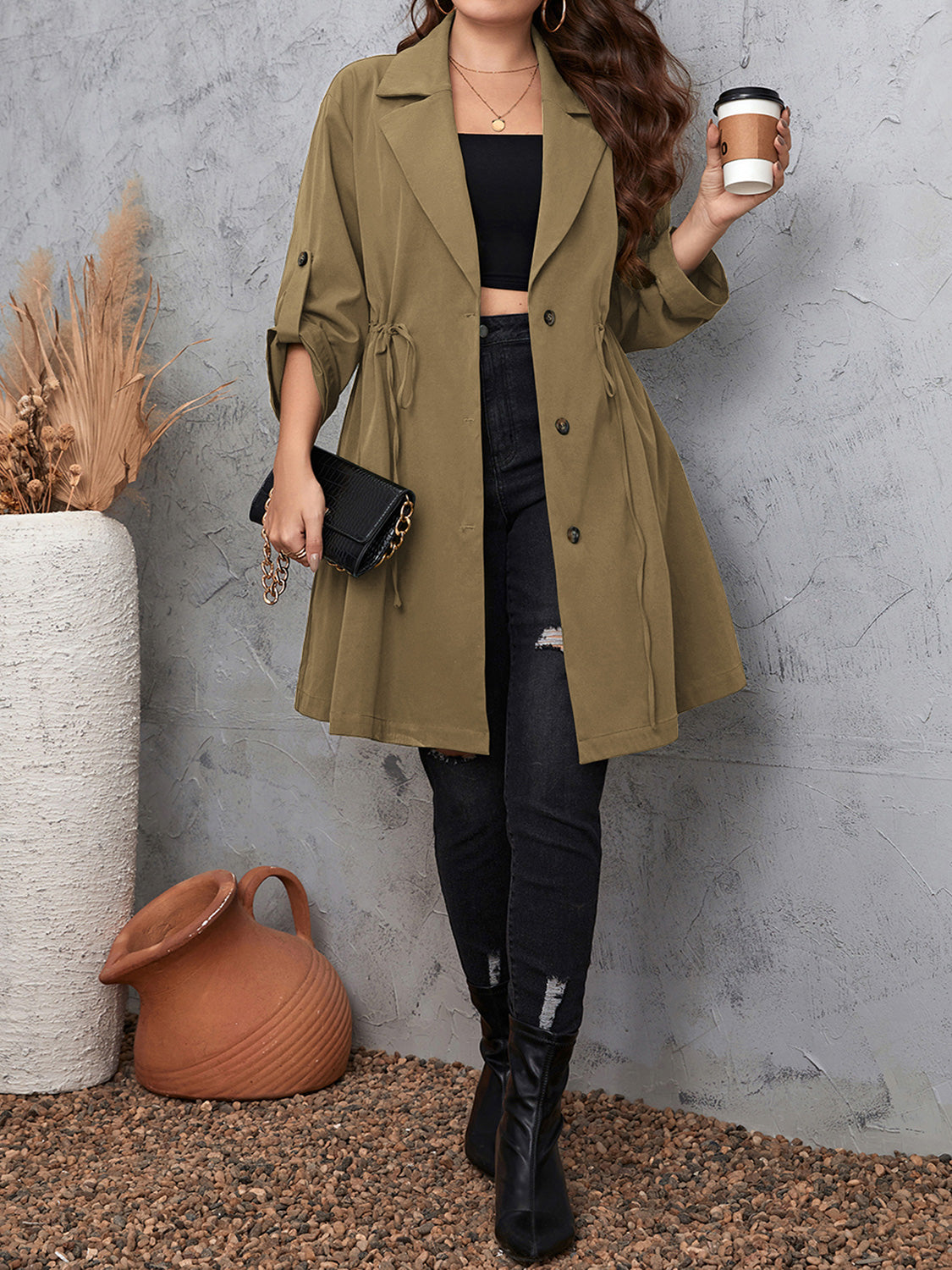 Trench Orlane grande taille – photo produit 4