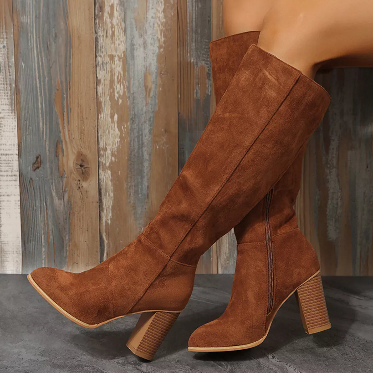 Bottines Grace à talon carré – photo produit 2