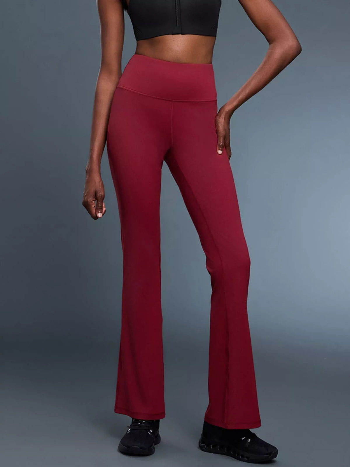 Pantalon Méryl – de sport flare taille haute – photo produit 1