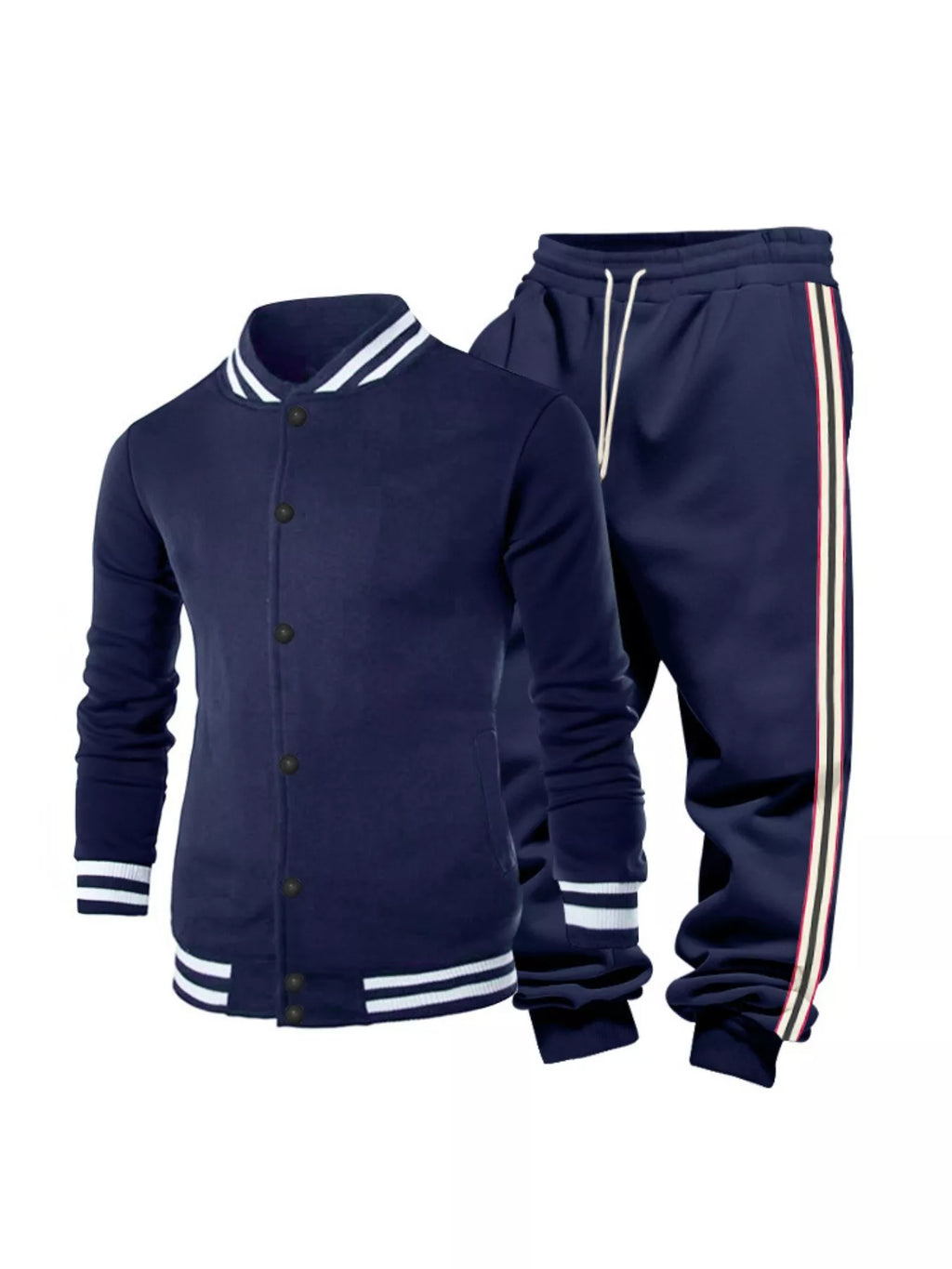 Ensemble Marin rayé grande taille – photo produit 7