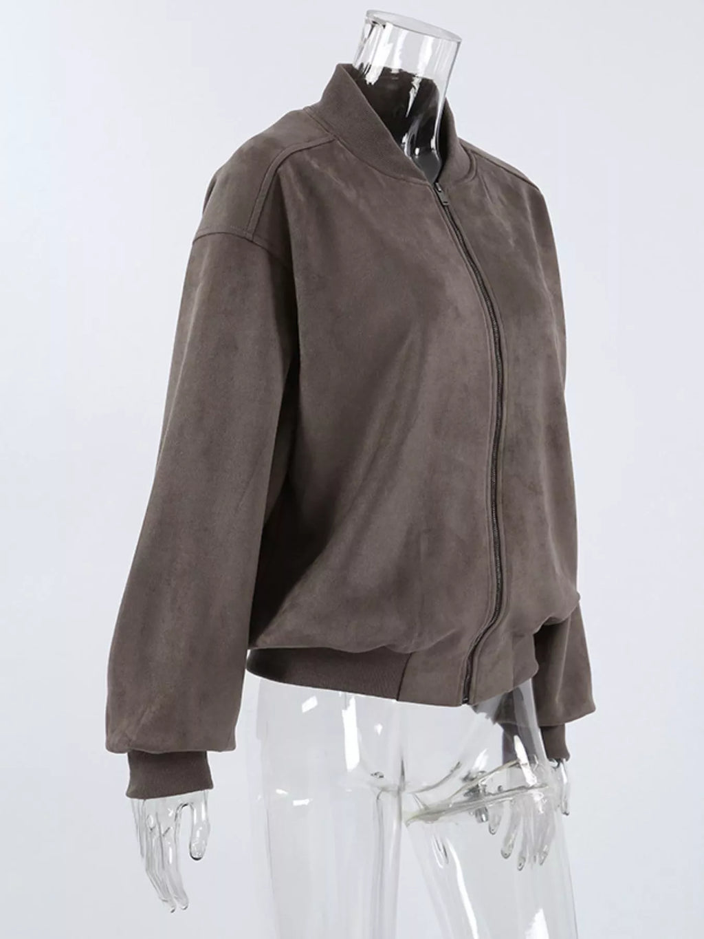 Veste Lison – zippée épaules tombantes – photo produit 7