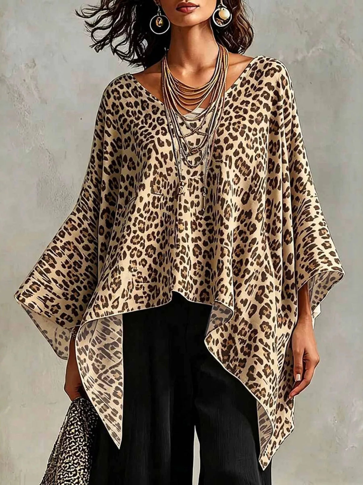Top Nora léopard grande taille – photo produit 1