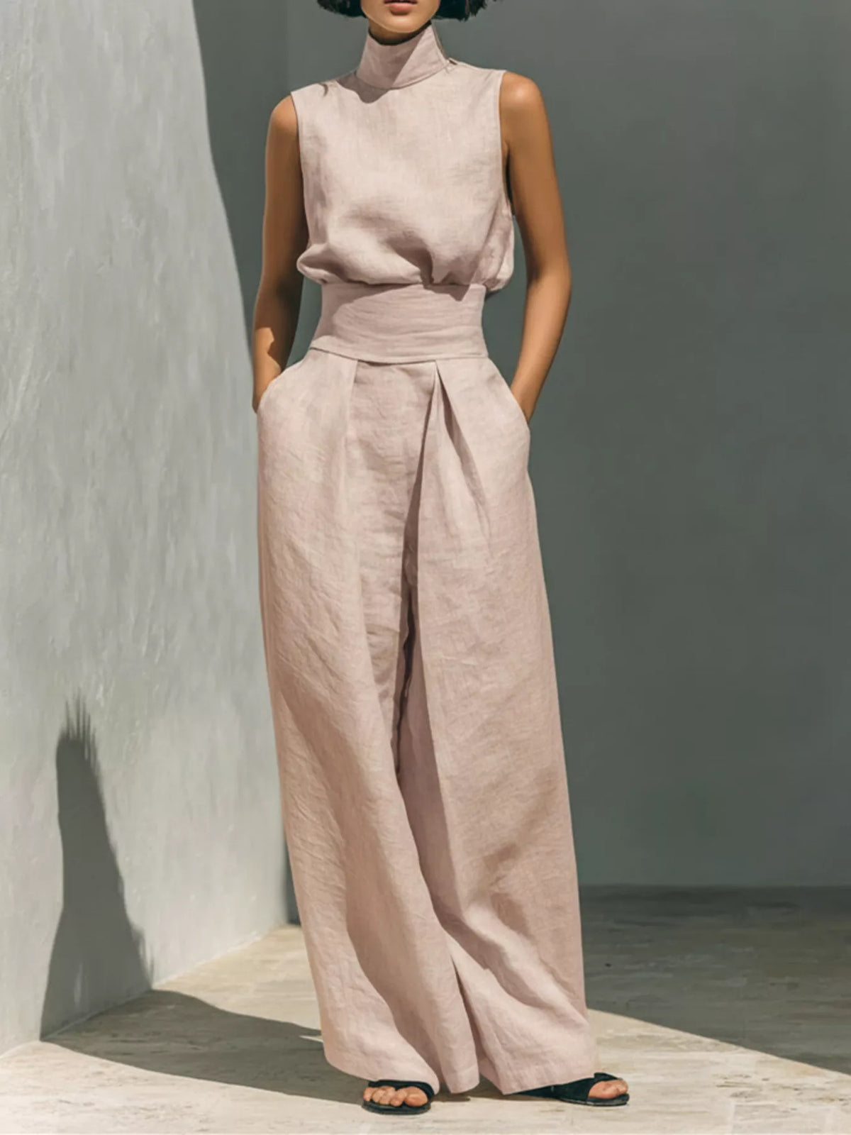 Combinaison Cléa taille smockée – photo produit 9