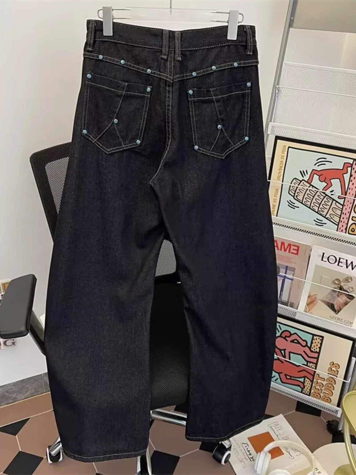 Jean homme Léo coupe large – photo produit 3