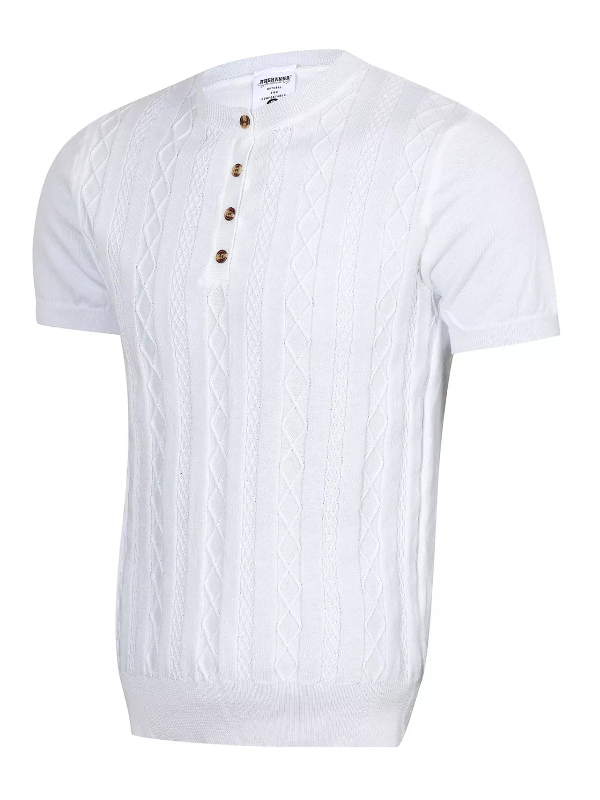 Polo Maël – maille torsadée – photo produit 2
