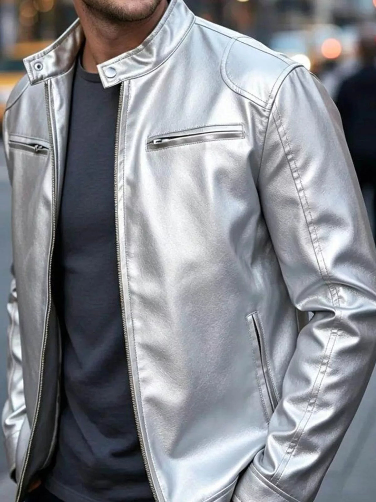 Blouson Nils – similicuir – photo produit 7