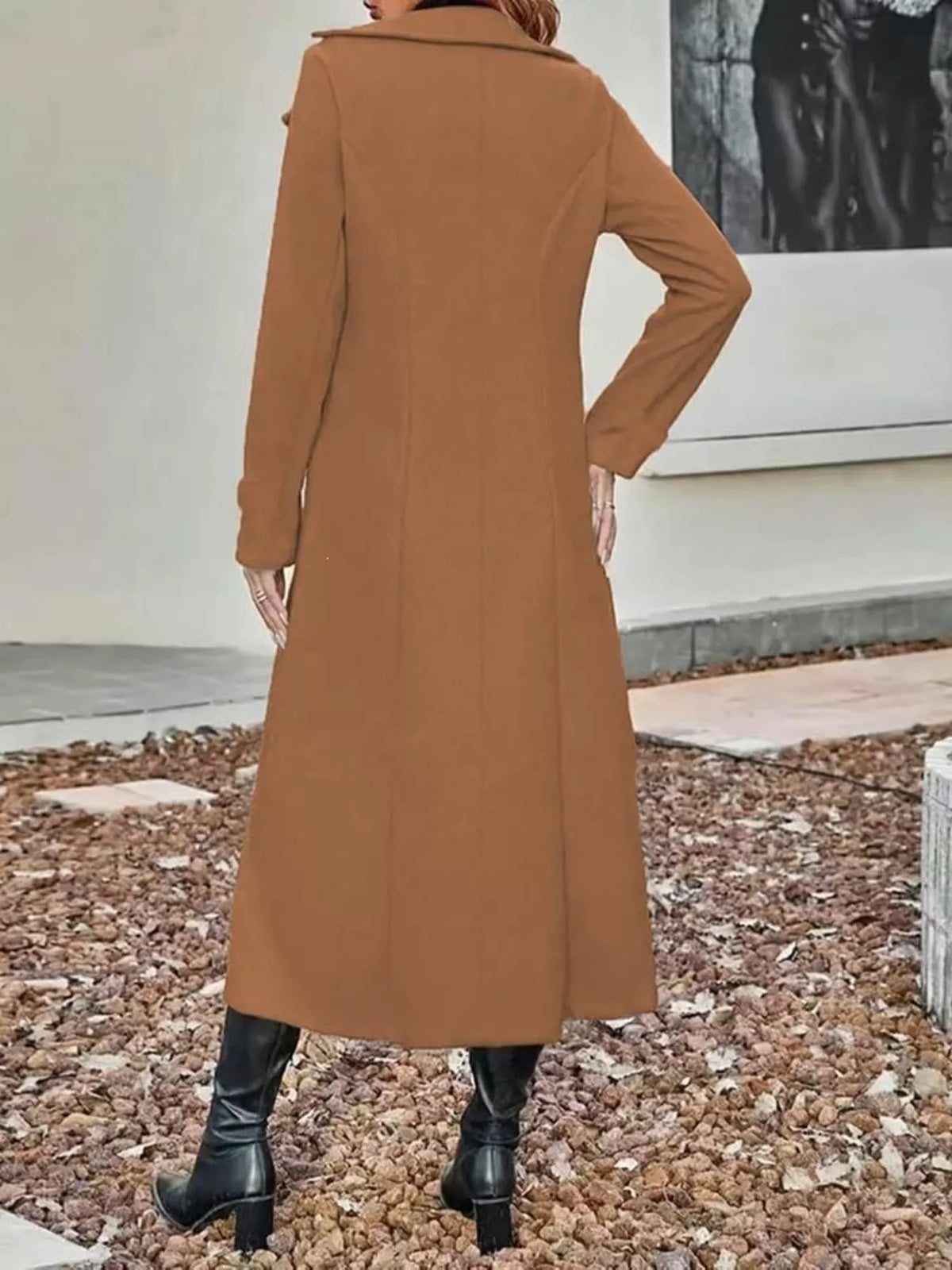 Trench Margaux long grande taille – photo produit 9