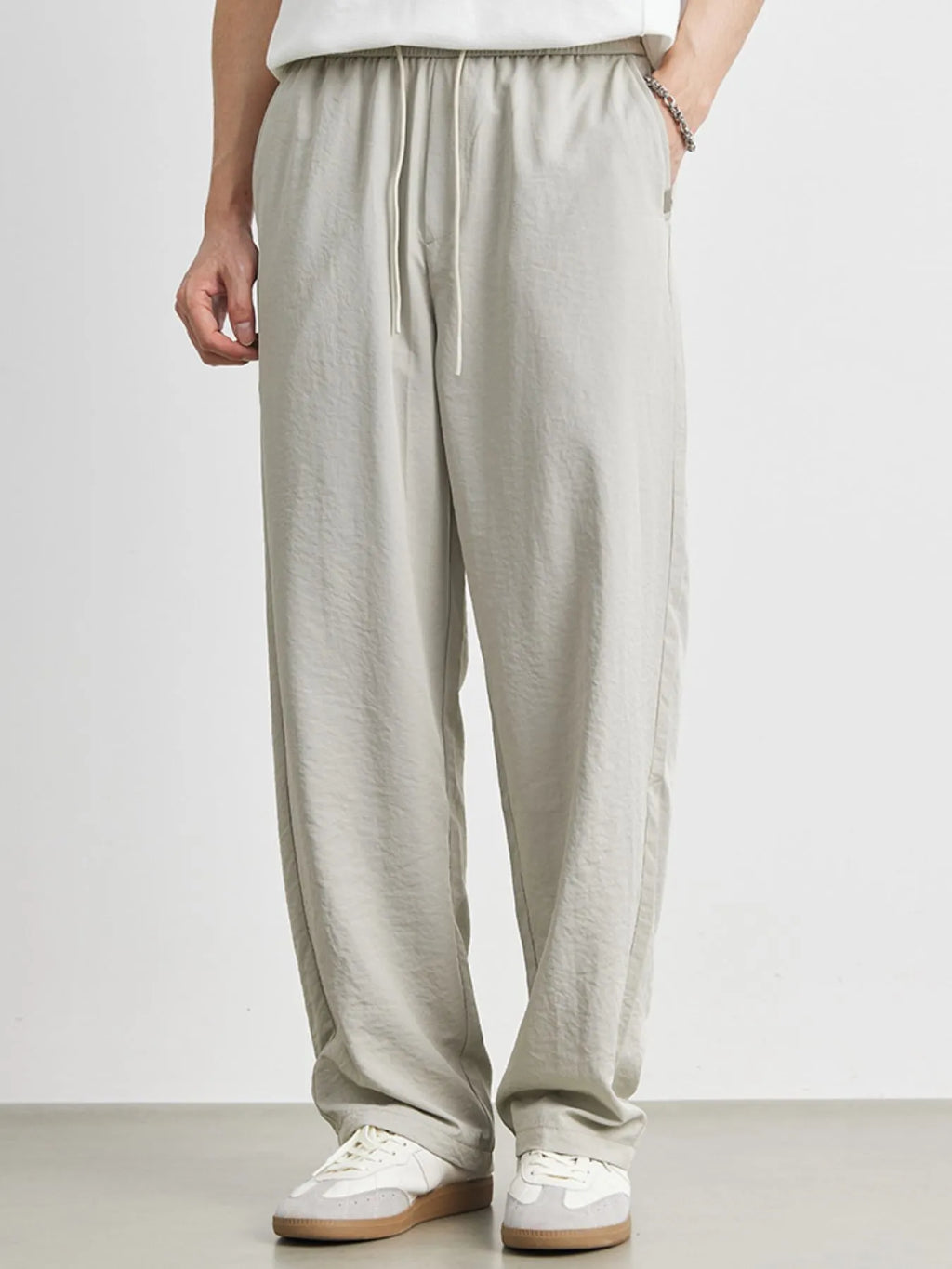 Pantalon Zian – large à cordon décontracté – photo produit 5