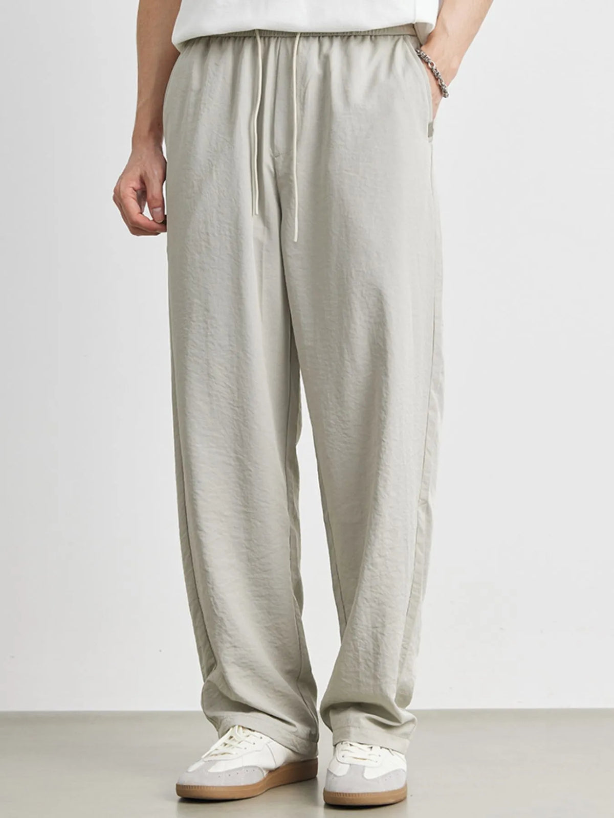 Pantalon Zian – large à cordon décontracté – photo produit 5