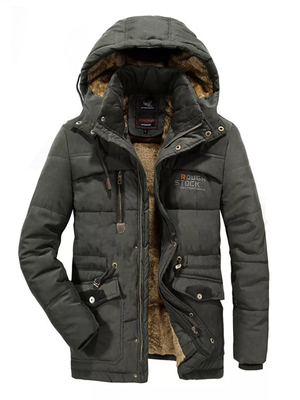 Parka homme Zéphyr zippée grande taille – photo produit 1