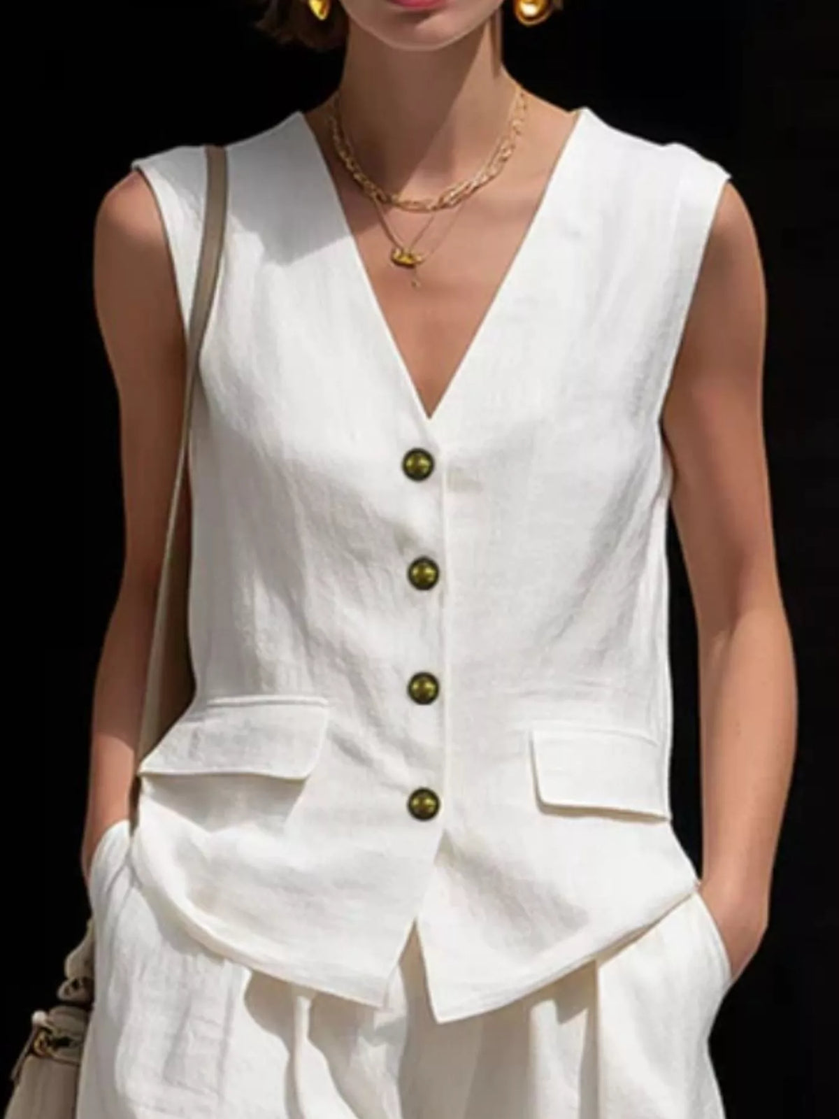 Ensemble Belinda gilet et short – photo produit 2