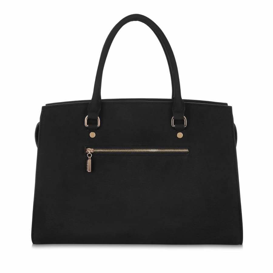 Sac ordinateur Aricia noir – photo produit 3