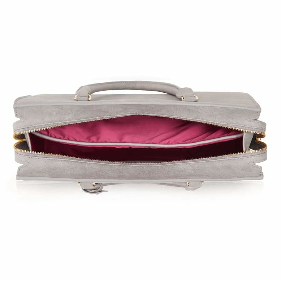 Sac ordinateur Aricia gris – photo produit 4