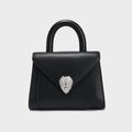 Sac Anthea en cuir à chaîne argentée – photo produit 9