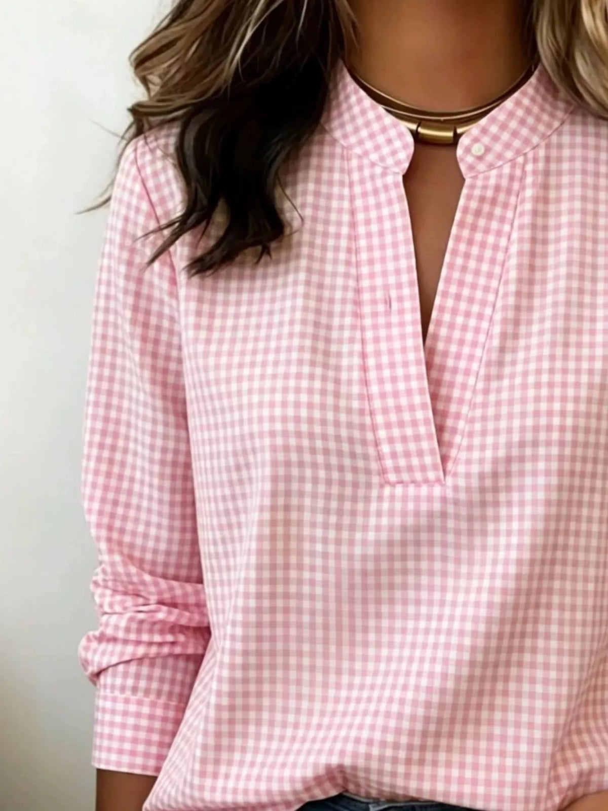 Blouse Elora à carreaux – photo produit 7