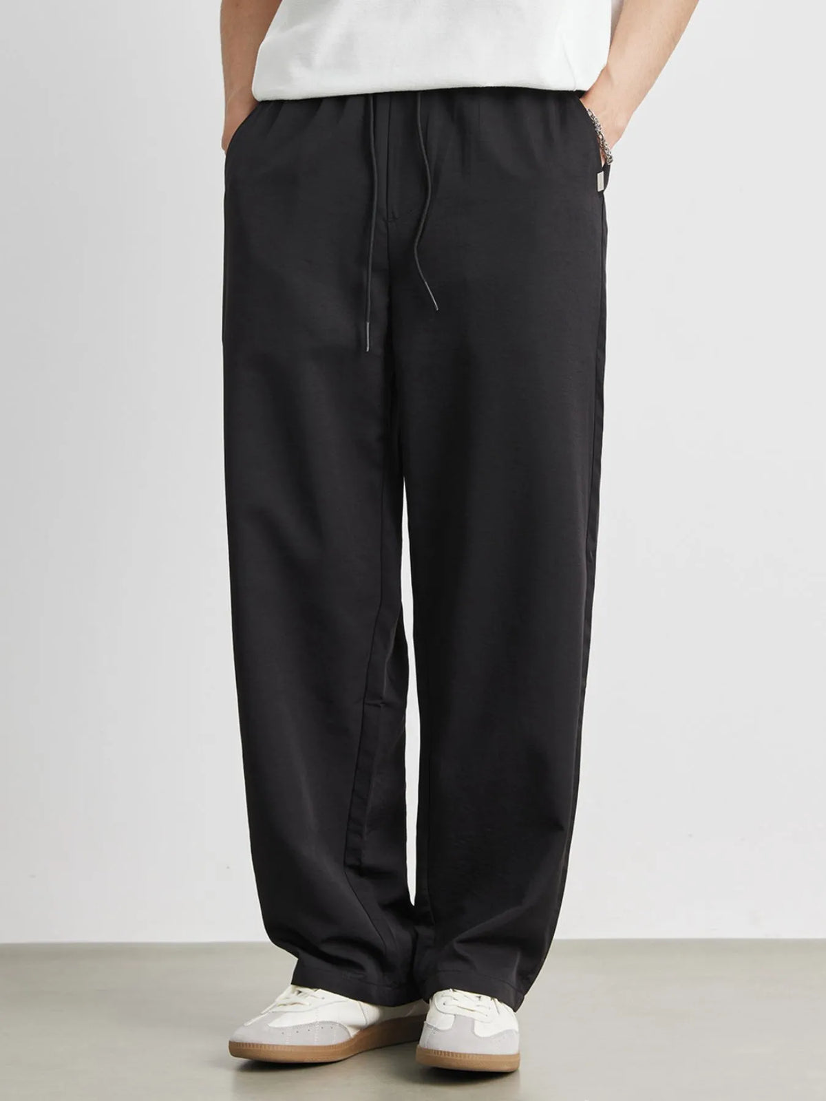 Pantalon Zian – large à cordon décontracté – photo produit 1