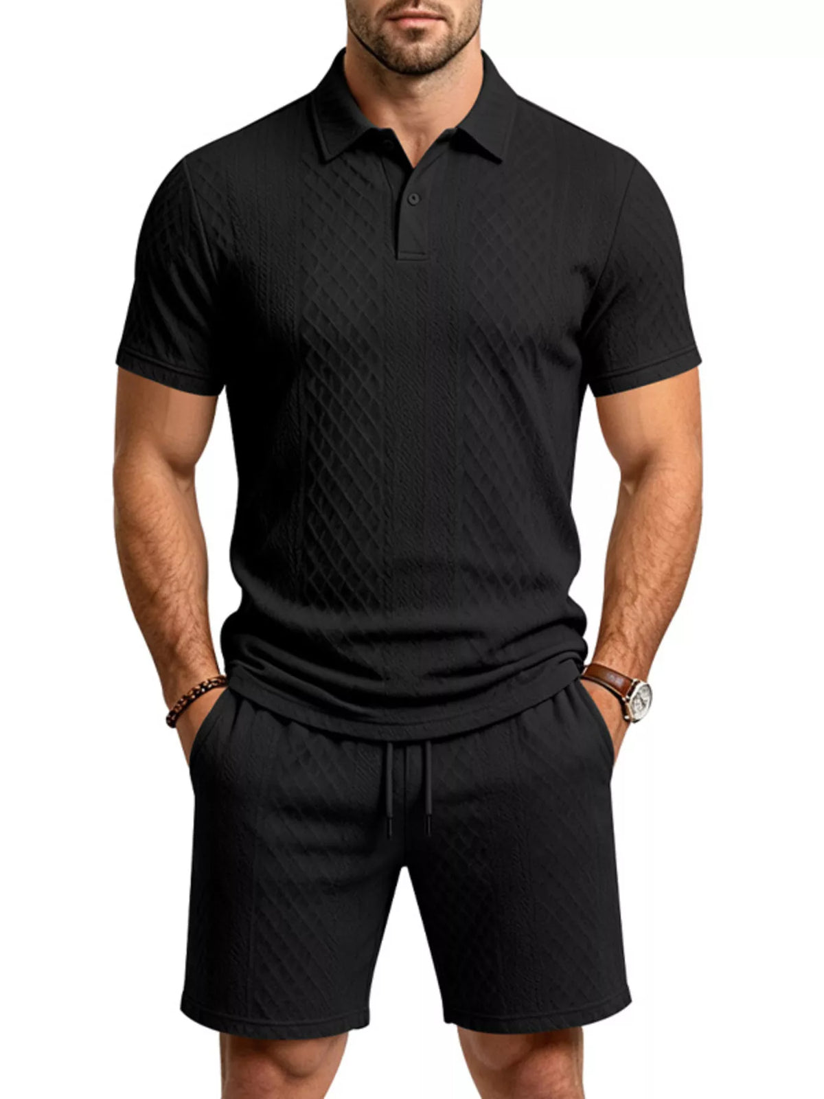 Ensemble Kylian – polo short – photo produit 8