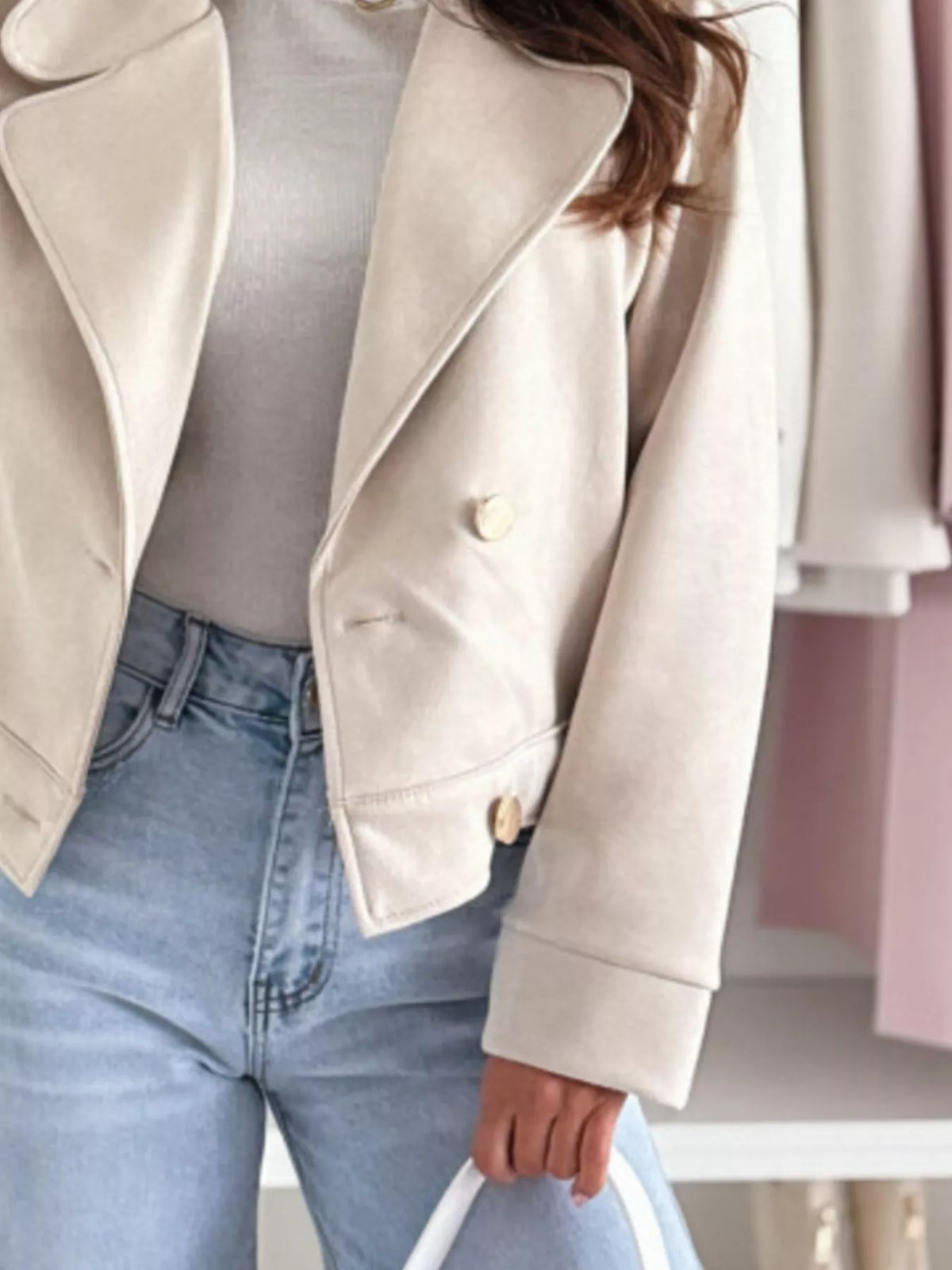 Veste Shamara courte croisée – photo produit 3