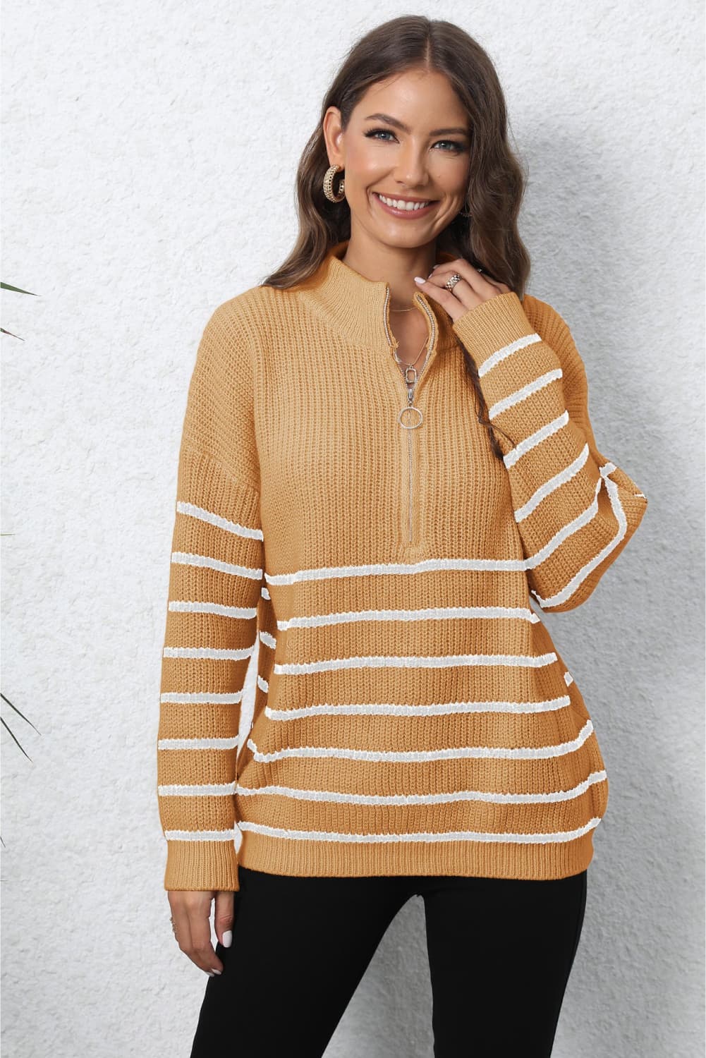 Pull Isée col montant zippé – photo produit 7