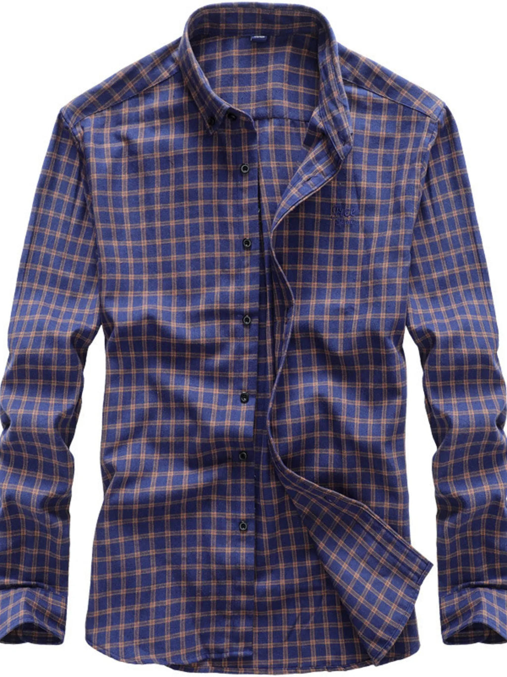 Chemise Alaric à carreaux grande taille – photo produit 1