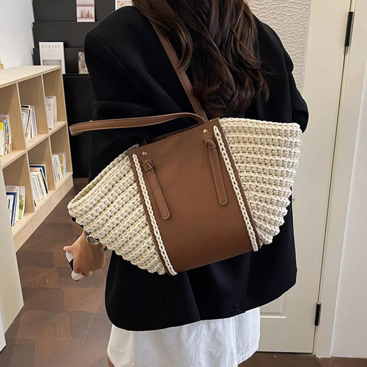 Sac Alma en paille tressée – photo produit 2