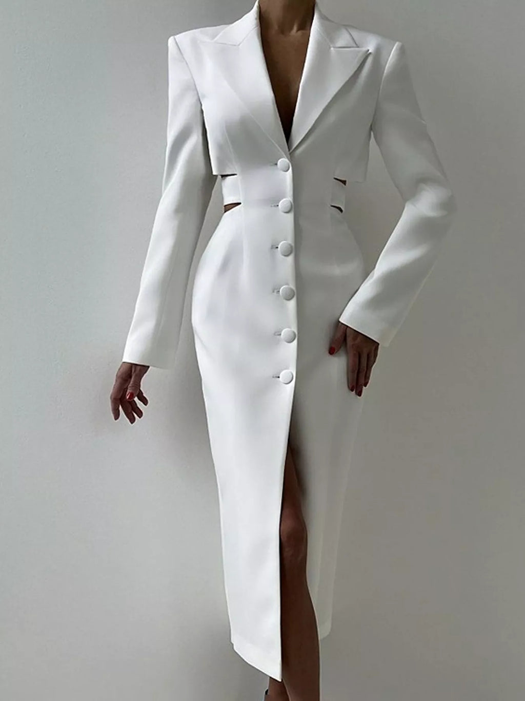 Robe blazer Lise boutonnée – photo produit 1