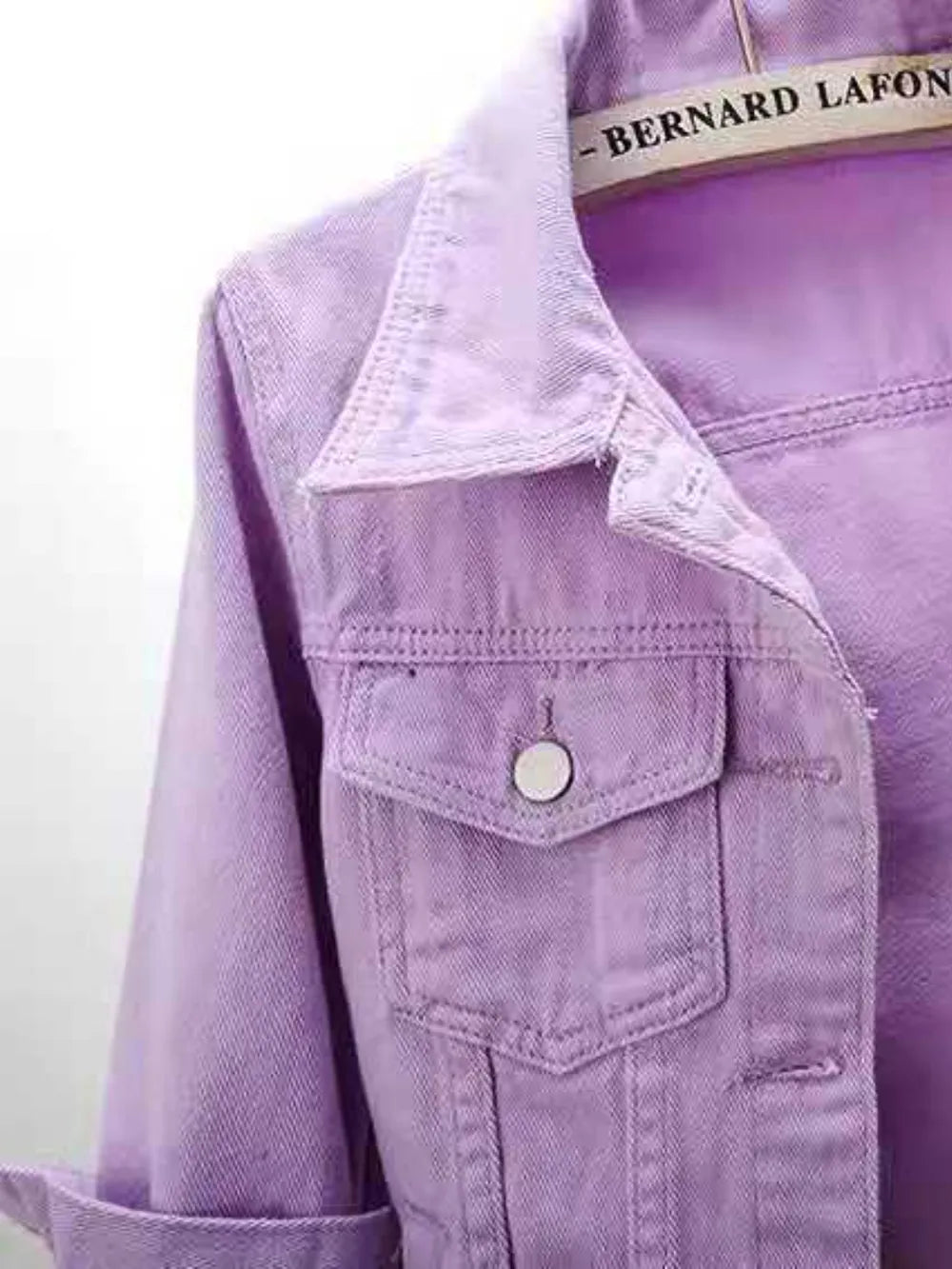 Veste en jean Eva grande taille – photo produit 7