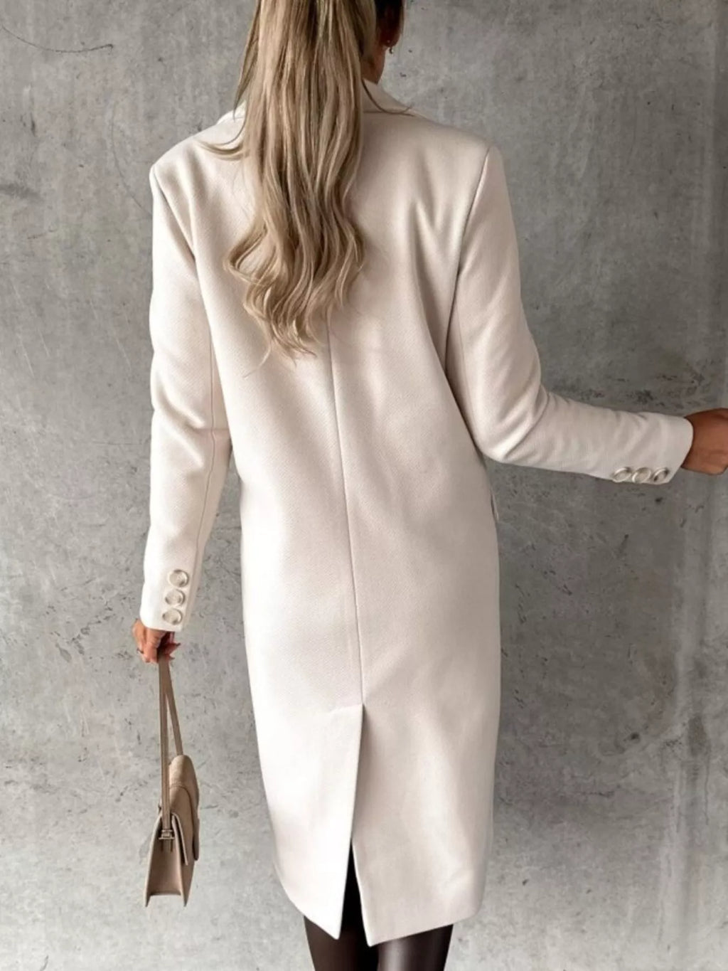 Manteau Calypso – long croisé – photo produit 4