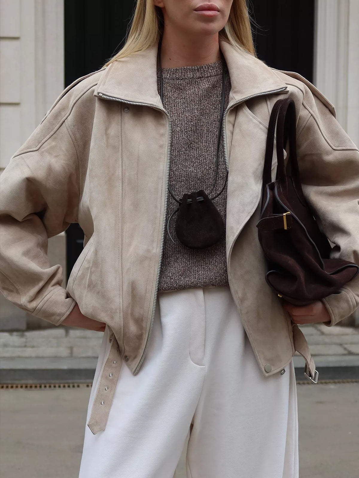 Veste Renée moto zippée – photo produit 9