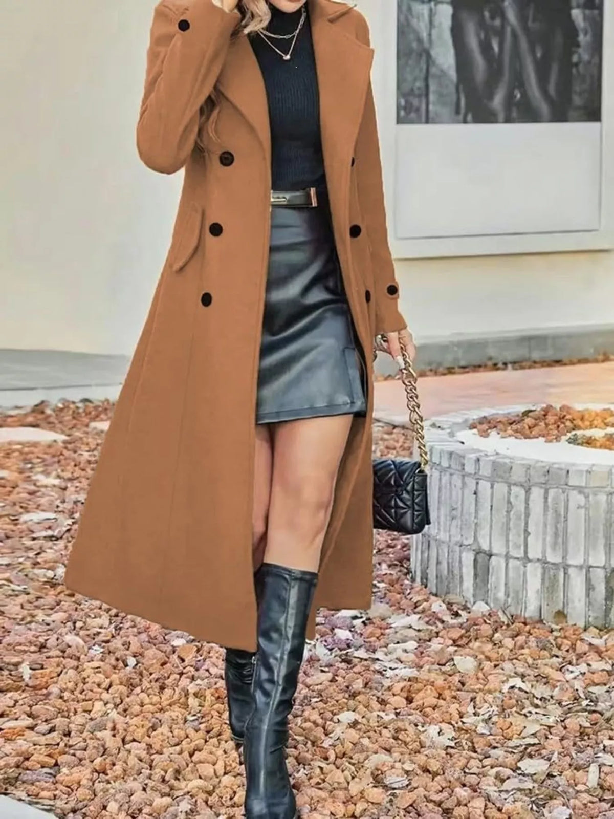 Trench Margaux long grande taille – photo produit 7