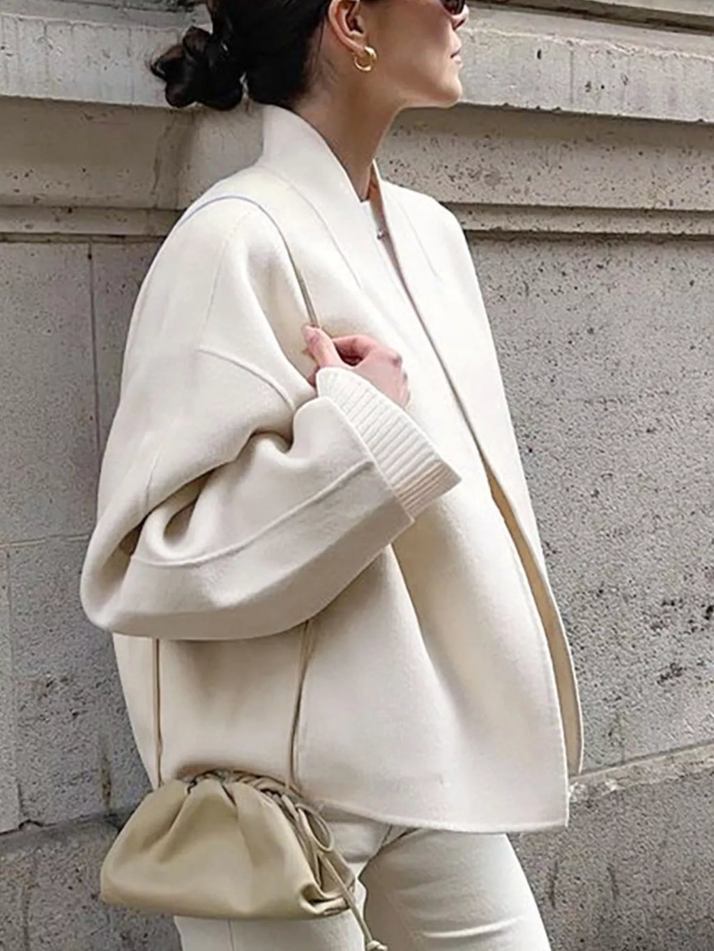 Manteau Léora épaules tombantes – photo produit 2