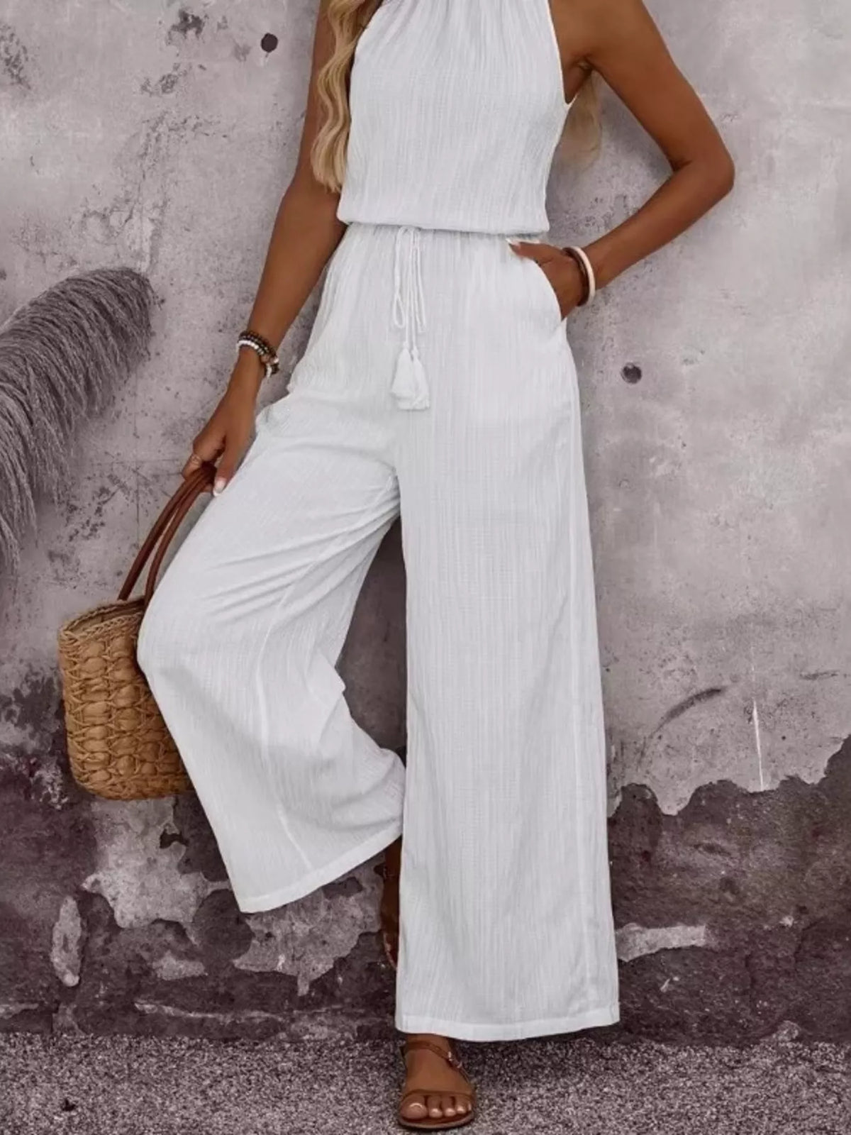Combinaison Amina pantalon large – photo produit 2