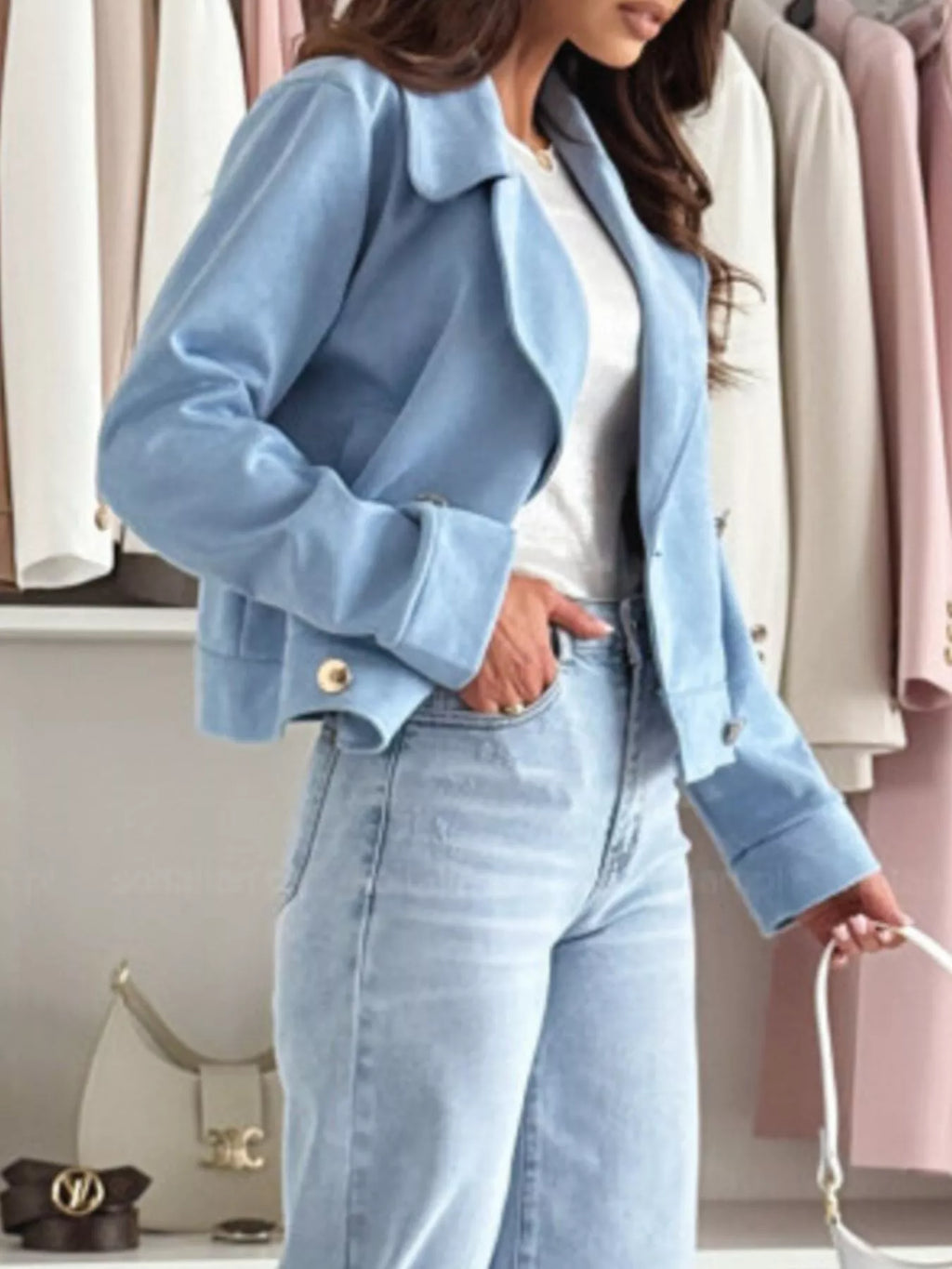 Veste Shamara courte croisée – photo produit 9