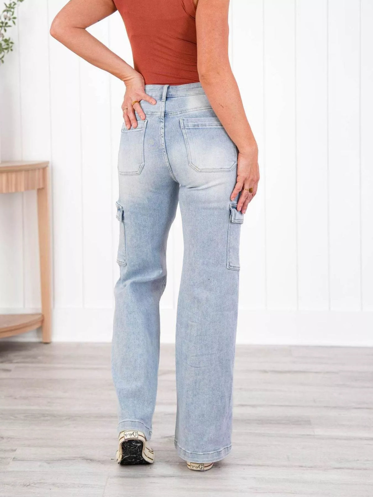 Jean Léoviane cargo grande taille – photo produit 4