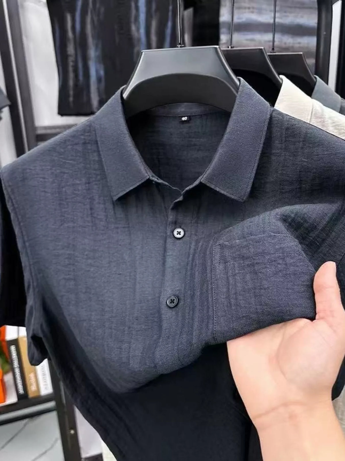 Chemise Noam – texturée – photo produit 5