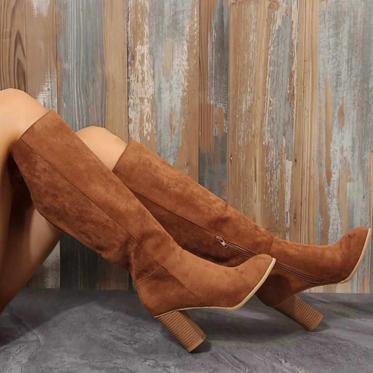 Bottines Grace à talon carré – photo produit 4