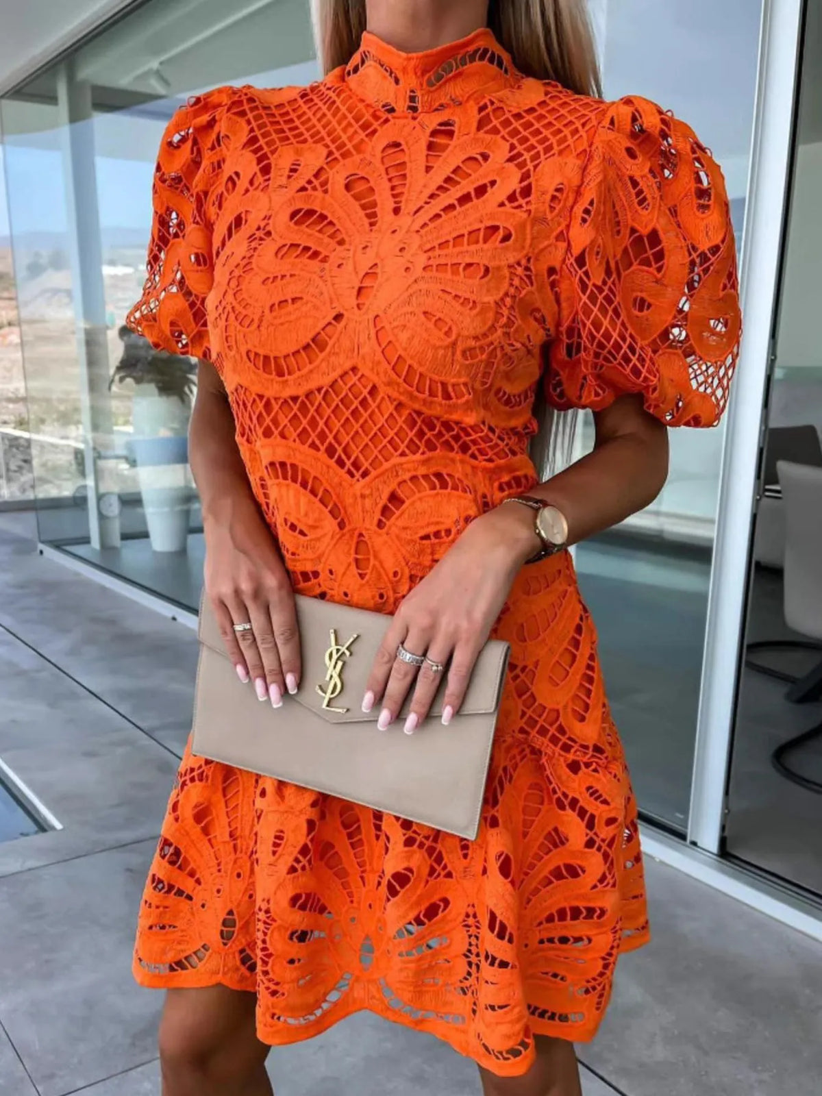 Robe Jade en dentelle – photo produit 9