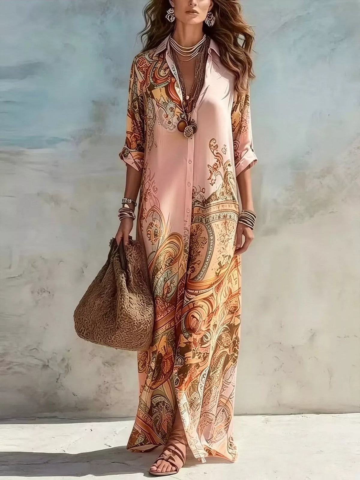 Robe chemise Pli grande taille – photo produit 6