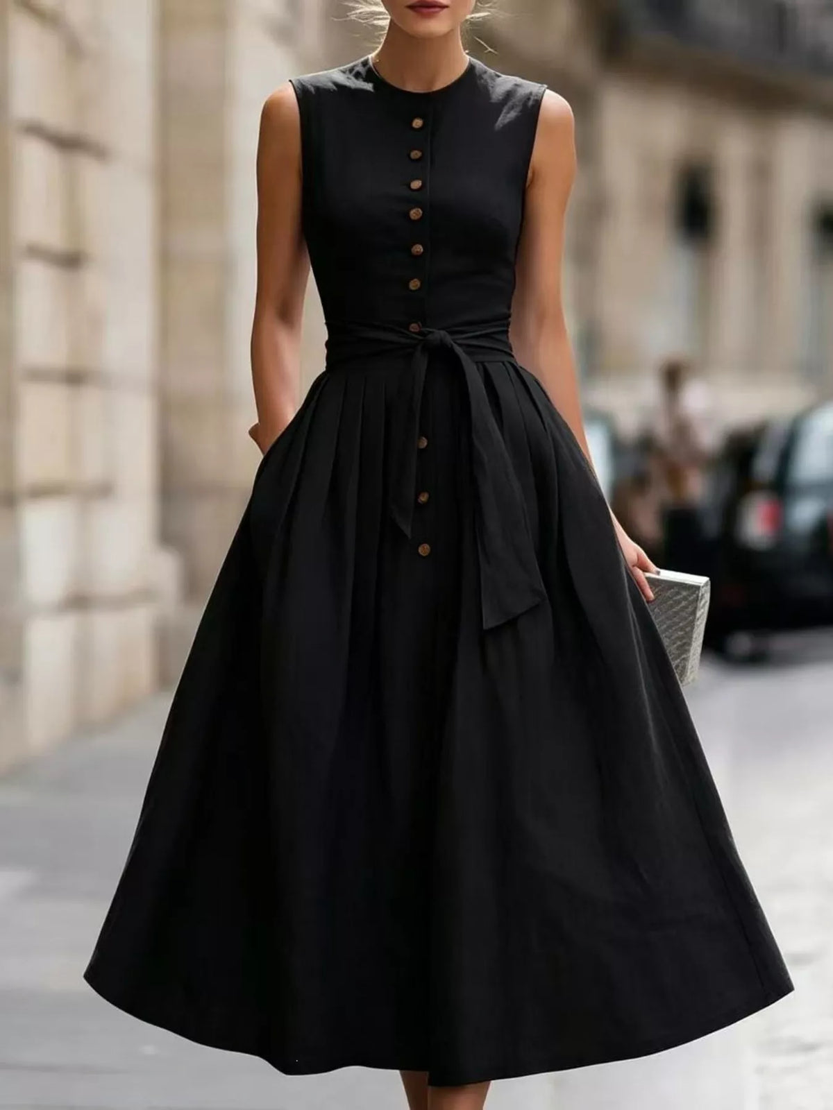 Robe midi Belinda grande taille – photo produit 8