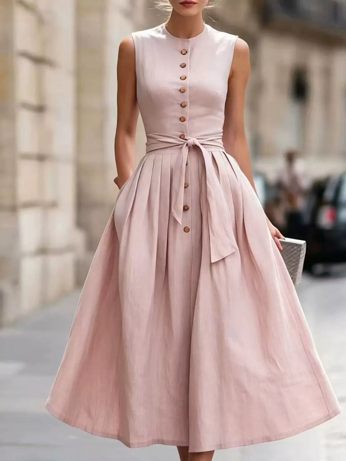 Robe midi Belinda grande taille – photo produit 4
