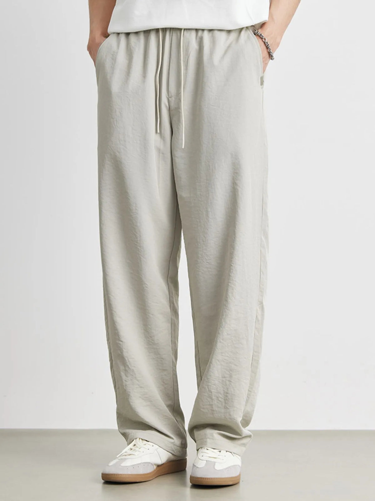 Pantalon Zian – large à cordon décontracté – photo produit 7